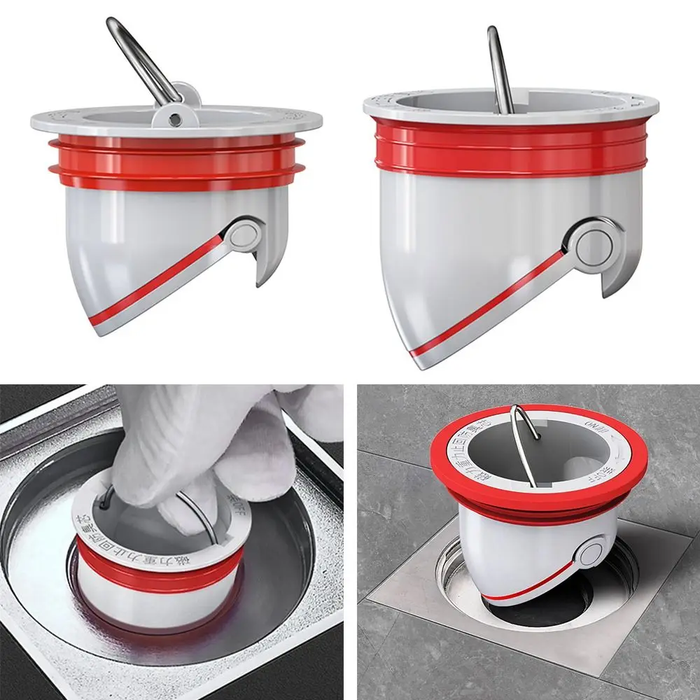

Useful One Way Valve Seal Stopper Colander Shower Drainer Floor Drain Sewer Strainer Plug Anti Odor Drain Cover