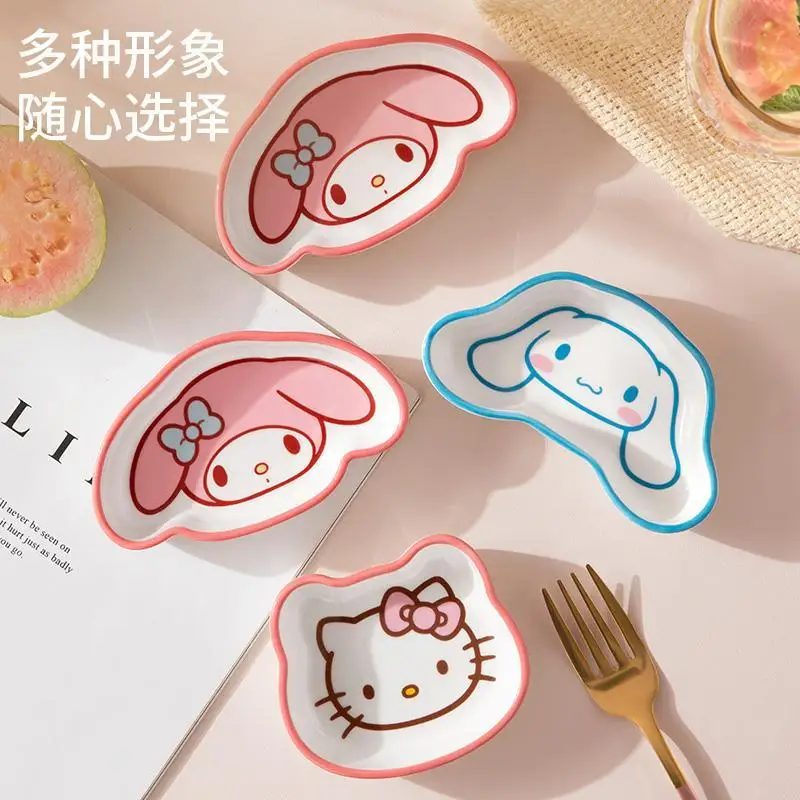 Sanrio My melody Cinnamoroll Hello kitty мультяшный креативный простой Подарочный тарелка милый аниме персонаж маленькая тарелка посуда
Sanrio My melody Cinnamoroll Hello kitty мультяшный креативный простой Подарочный тарелка милый аниме персонаж маленькая тарелка посуда