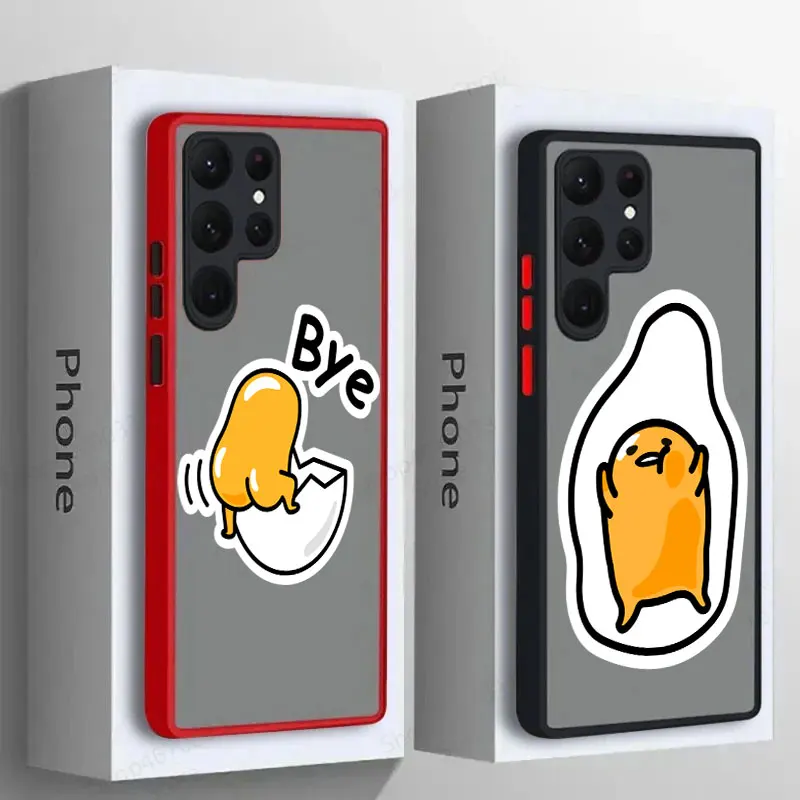 Cartoon Funny Gudetama Bye Phone Case For Samsung Galaxy S24 Case S23 Ultra S22 S21 S20 FE S10 Plus For Samsung S24 Note20 Cover Cartoon Funny Gudetama Bye Phone Case For Samsung Galaxy S24 Case S23 Ultra S22 S21 S20 FE S10 Plus For Samsung S24 Note20 Cover