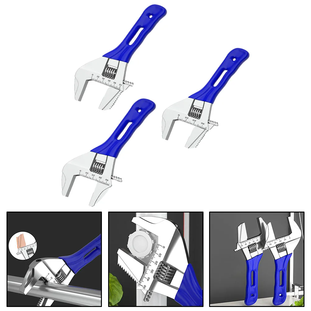 1pcs 6/8inch Adjustable Wrench Wide Jaw With Cushion Grip For Bathroom Board Pipe Large Open End Wrench Hand Tools
1pcs 6/8inch Adjustable Wrench Wide Jaw With Cushion Grip For Bathroom Board Pipe Large Open End Wrench Hand Tools