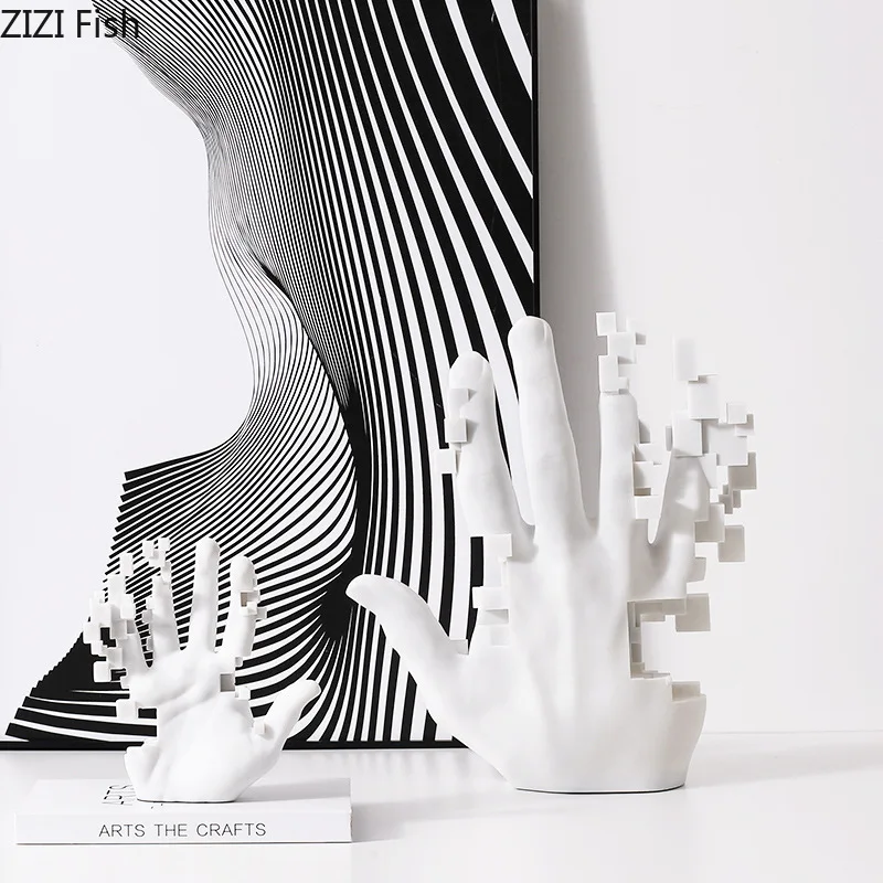 Resin Ornaments Check Hand Mosaic Hand Palm Crafts Statue White Hands Decorative Figurines Home Decoration Accessories
Resin Ornaments Check Hand Mosaic Hand Palm Crafts Statue White Hands Decorative Figurines Home Decoration Accessories