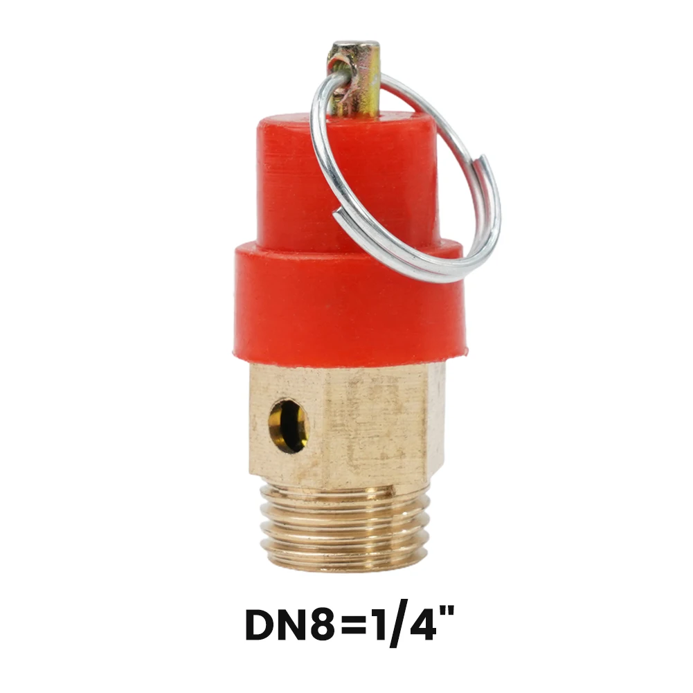 1pc 8kg Air Compressor Safety Relief Valve Connector 1/4" 1/8" BSP Brass Air Gas Pressure Regulator 120PSI For Pressure Piping
1pc 8kg Air Compressor Safety Relief Valve Connector 1/4" 1/8" BSP Brass Air Gas Pressure Regulator 120PSI For Pressure Piping