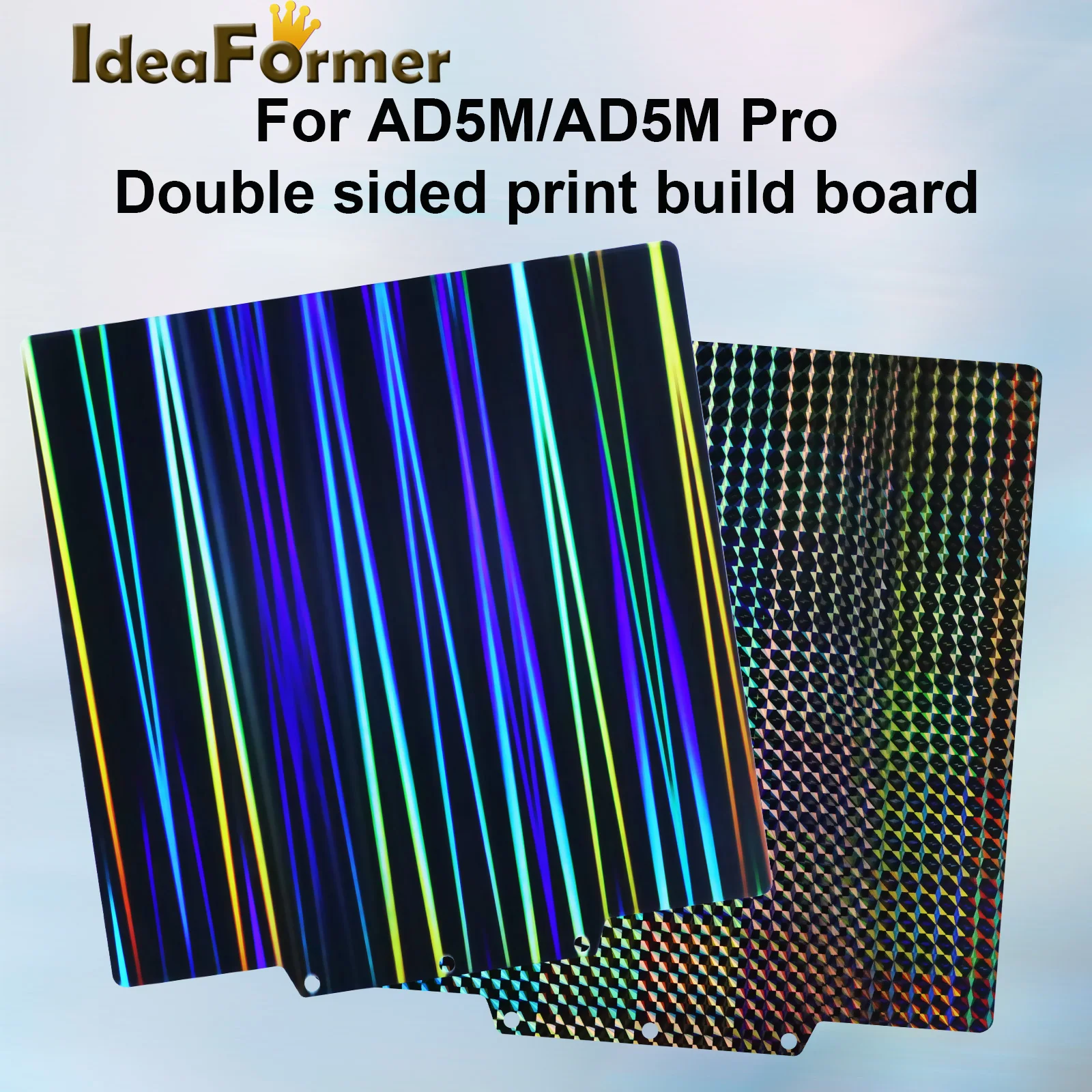 For AD5M/AD5M pro Double sided print build board for Adventurer 5M Pro Build Bed 3D Printer Parts 235*235mm
For AD5M/AD5M pro Double sided print build board for Adventurer 5M Pro Build Bed 3D Printer Parts 235*235mm