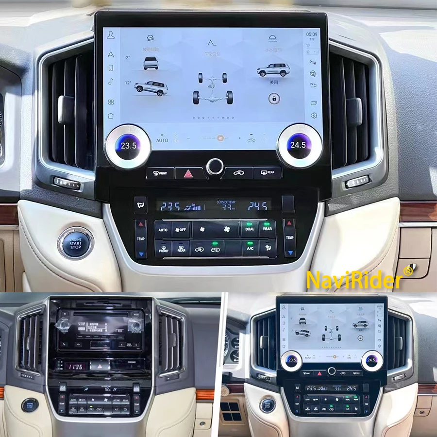 11.6Inch Android Screen Car Radio For Toyota Land Cruiser LC200 GXR VXR 2008-2021 GPS Navigation Multimedia Player 2Din Carplay
11.6Inch Android Screen Car Radio For Toyota Land Cruiser LC200 GXR VXR 2008-2021 GPS Navigation Multimedia Player 2Din Carplay