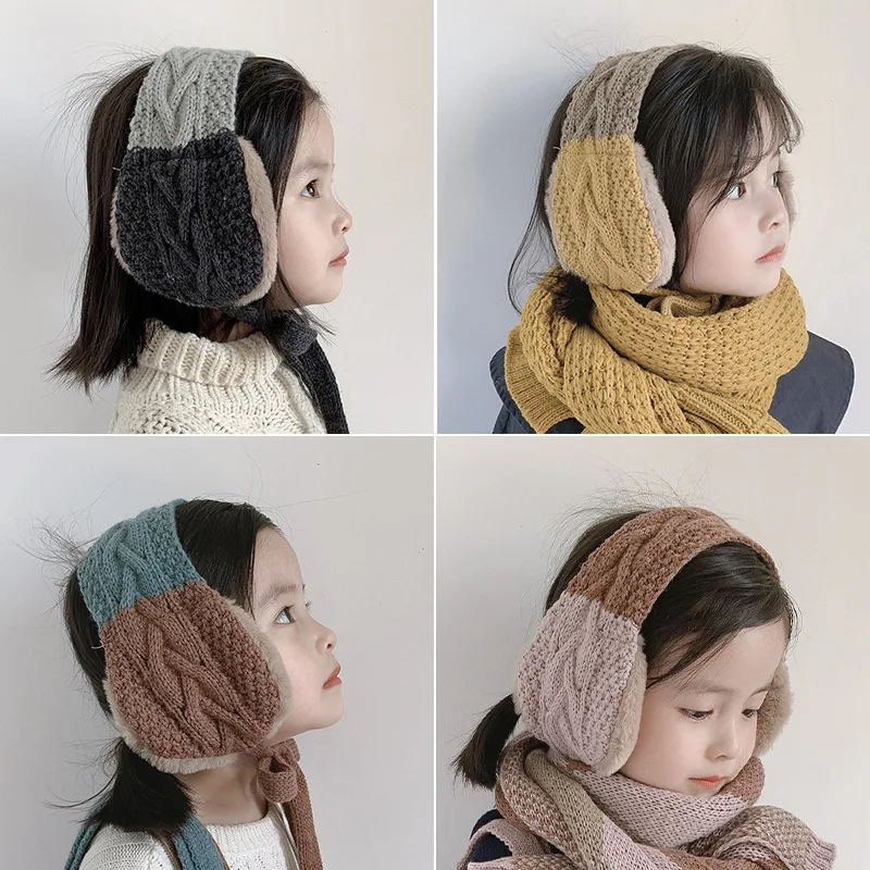 Winter Hat Kids Toddler Knitted Ear Warmer Scarf Suede Earmuffs For Girl Boy Children Adjustable Woolen Crochet Fashion Bonnet
Winter Hat Kids Toddler Knitted Ear Warmer Scarf Suede Earmuffs For Girl Boy Children Adjustable Woolen Crochet Fashion Bonnet