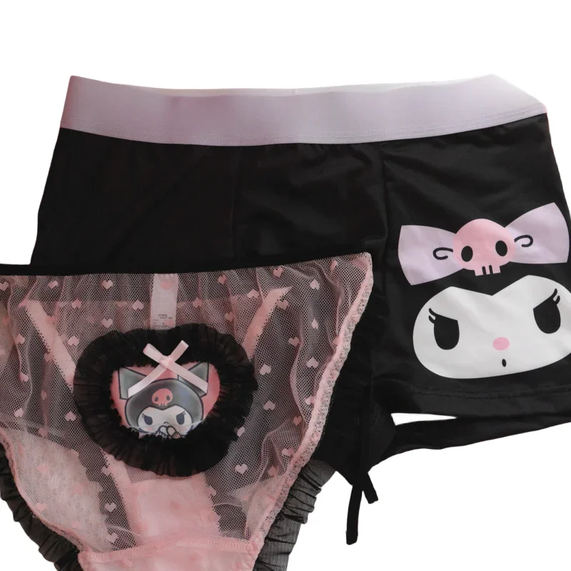 Новинка 2023, нижнее белье Sanrio Cinnamoroll Kuromi для пары, милое модное нижнее белье kawaii для бойфренда, Аниме периферийные устройства
Новинка 2023, нижнее белье Sanrio Cinnamoroll Kuromi для пары, милое модное нижнее белье kawaii для бойфренда, Аниме периферийные устройства