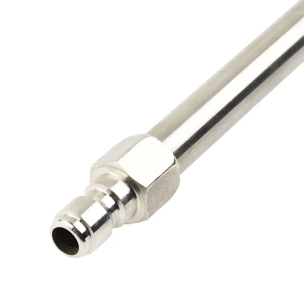 Extension Wand Pressure Washer Quick Release Extension Bar Stainless Steel With Nozzle Holder .30 Degree Curved Bar
Extension Wand Pressure Washer Quick Release Extension Bar Stainless Steel With Nozzle Holder .30 Degree Curved Bar