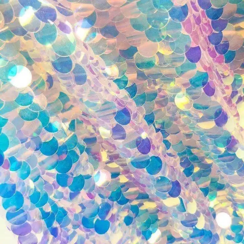 Laser Illusion Gradient Mermaid Clothing Sequin Fabric Shooting Background Fabric
Laser Illusion Gradient Mermaid Clothing Sequin Fabric Shooting Background Fabric