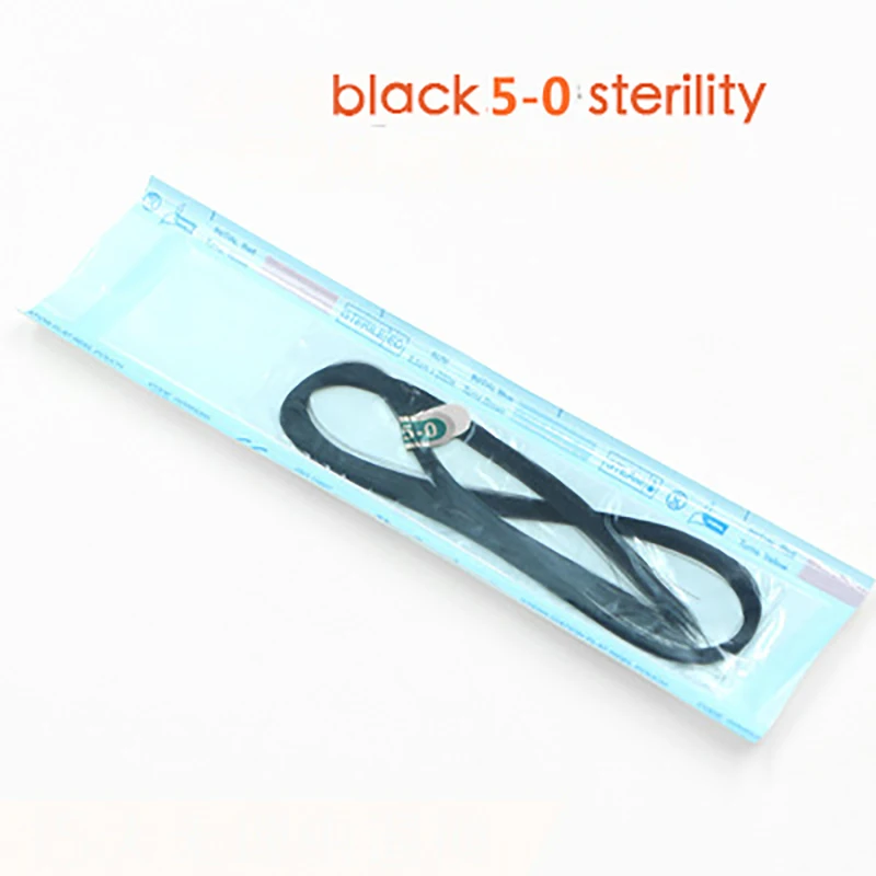 Sterile Black 5-0 Double Eyelid Polymer Suture Nano - Traceless Double Eyelid Embedding Line
Sterile Black 5-0 Double Eyelid Polymer Suture Nano - Traceless Double Eyelid Embedding Line