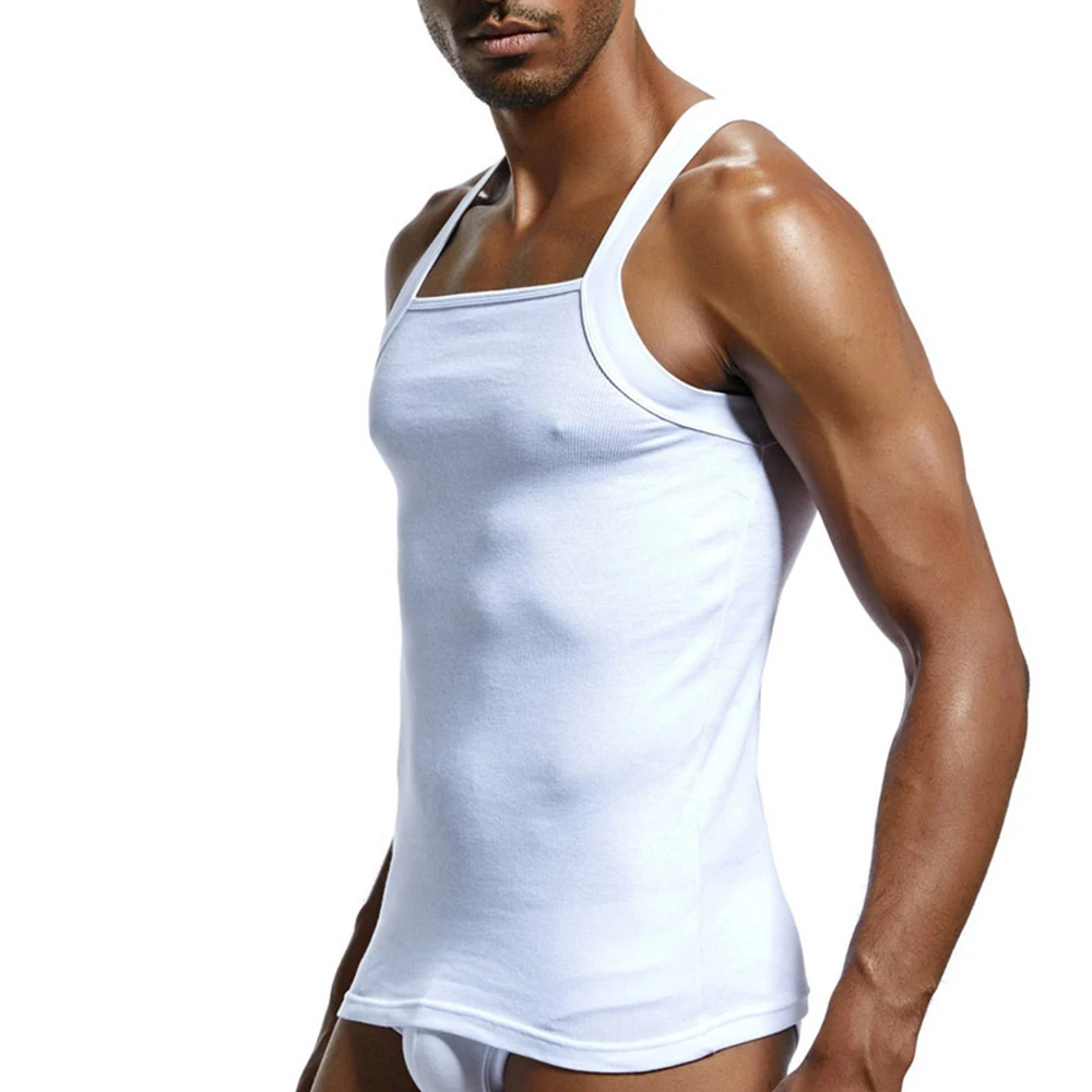 Men Muscle Vests Cotton Underwear Sleeveless Tank Top Solid Muscle Vest Undershirts O-neck Gymclothing Bodybuilding Tank Tops A5
Men Muscle Vests Cotton Underwear Sleeveless Tank Top Solid Muscle Vest Undershirts O-neck Gymclothing Bodybuilding Tank Tops A5