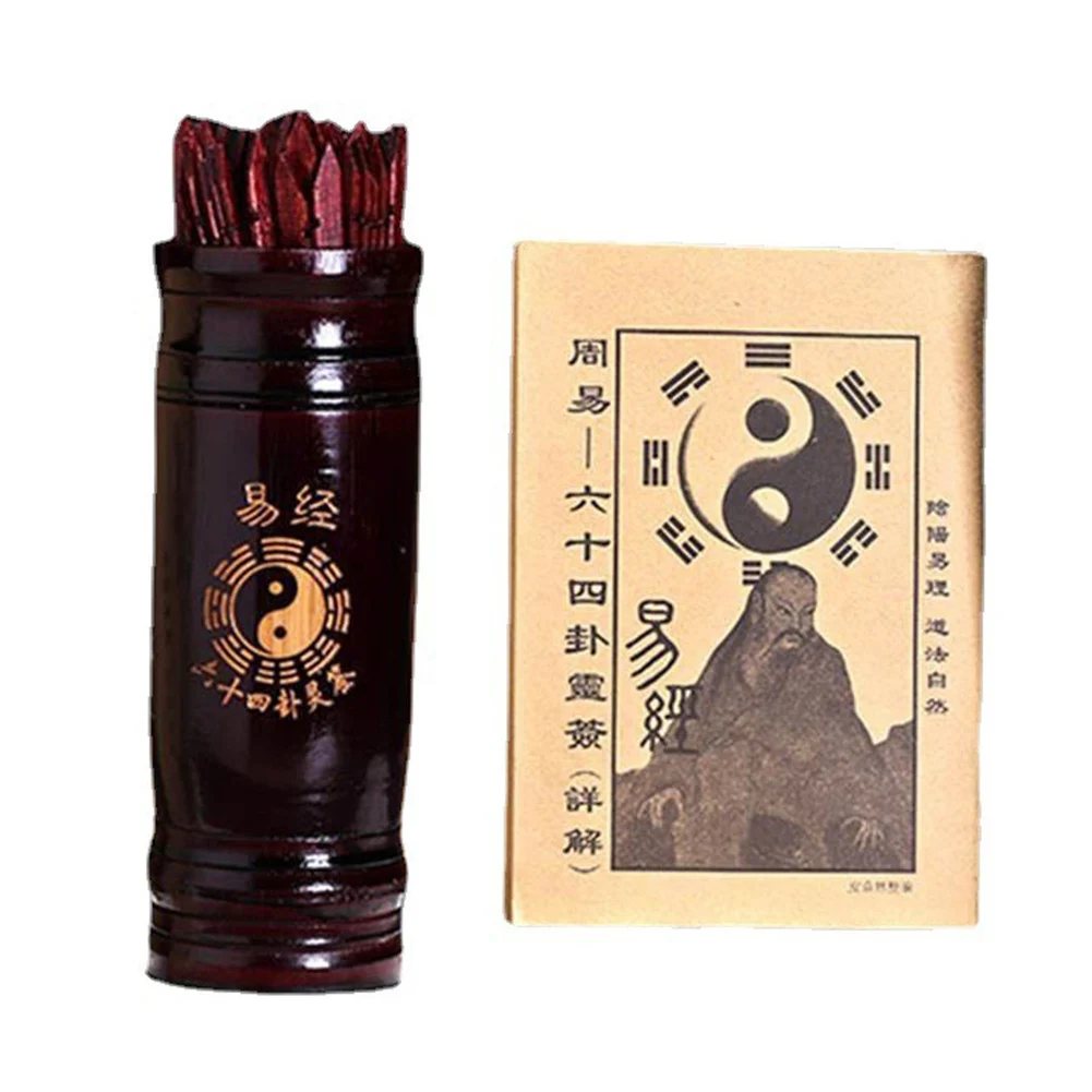 1set Begging Lottery Wooden Sticks Fortune Divination Bucket Chinese Prop Tell Book Suitable For Both Young Old Outdoor Tools
1set Begging Lottery Wooden Sticks Fortune Divination Bucket Chinese Prop Tell Book Suitable For Both Young Old Outdoor Tools