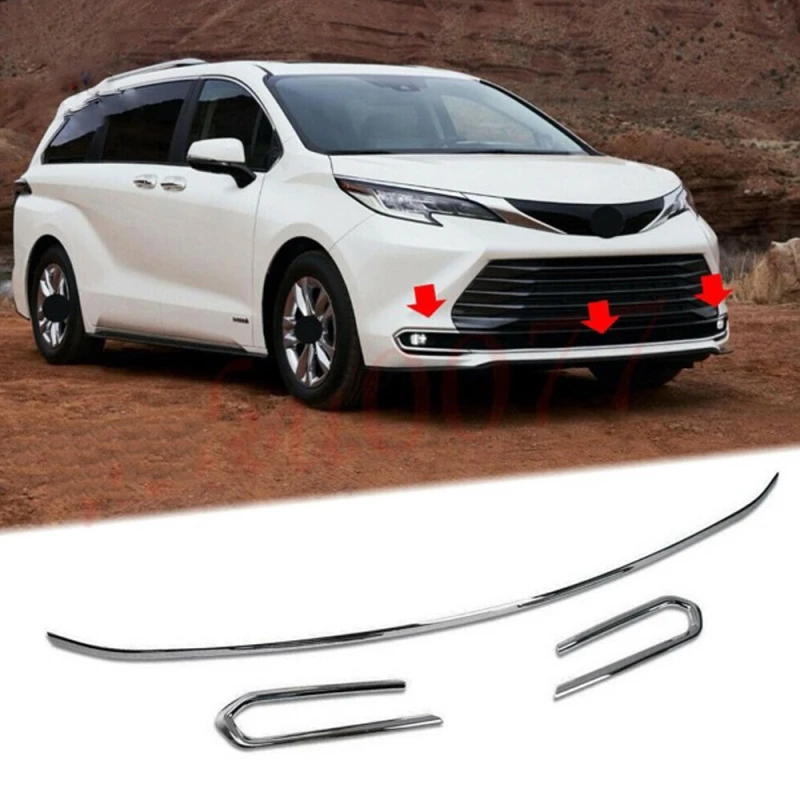 Передний бампер для Toyota Sienna 2021 2022, Нижний Бампер, крышка гриля, наружная защитная полоса, отделка, крышка противотуманной фары
Передний бампер для Toyota Sienna 2021 2022, Нижний Бампер, крышка гриля, наружная защитная полоса, отделка, крышка противотуманной фары