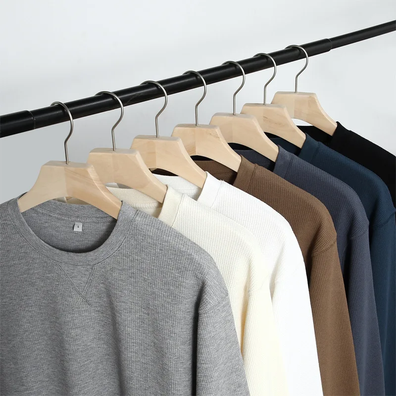 Мужская Однотонная рубашка Teeshirt, базовая Свободная блузка с длинным рукавом и круглым вырезом, Одежда большого размера для осени, 220 г
Мужская Однотонная рубашка Teeshirt, базовая Свободная блузка с длинным рукавом и круглым вырезом, Одежда большого размера для осени, 220 г