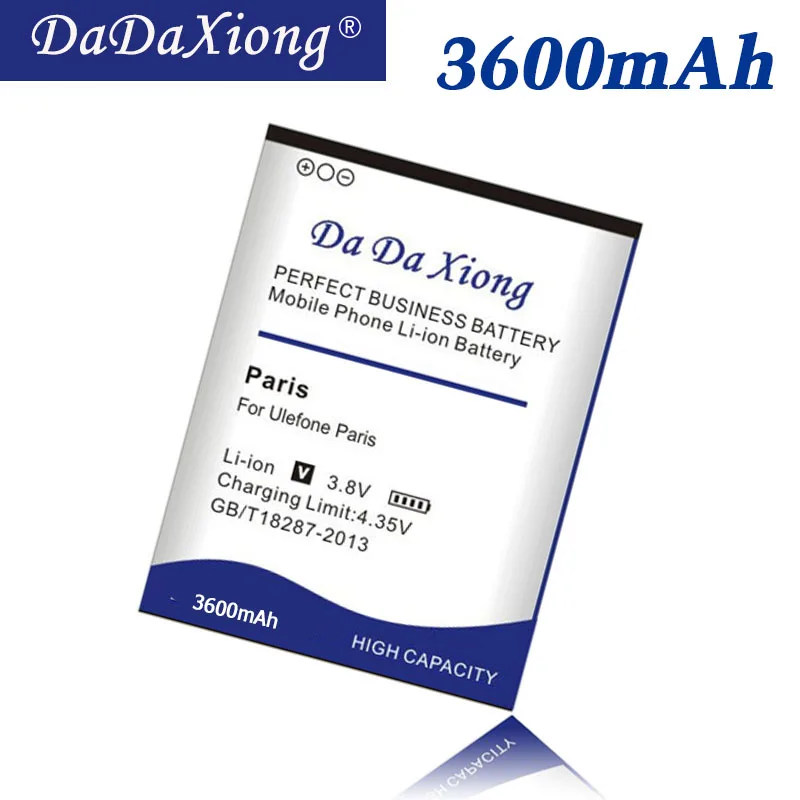 

Original 3600mAh For / Ulefone Paris X Cell Phone Battery