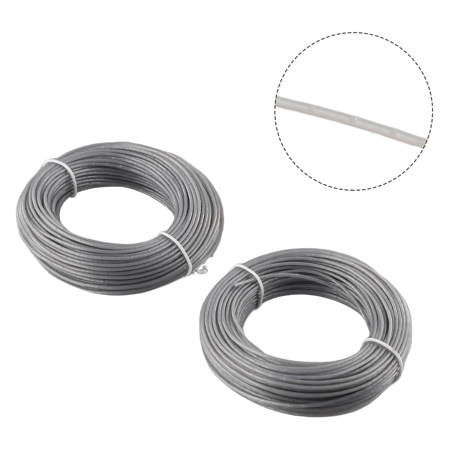 2pcs 24m*1.6 Mm Grass Trimmer Line Wire Rope Cord Brushcutter Spool Thread For BOSCH ART 24 27 30 36 F016800462 Lawn Mower Parts
2pcs 24m*1.6 Mm Grass Trimmer Line Wire Rope Cord Brushcutter Spool Thread For BOSCH ART 24 27 30 36 F016800462 Lawn Mower Parts