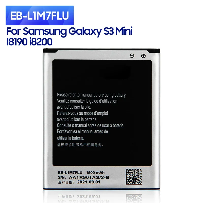 

NEW Replacement Battery EB-L1M7FLU For Samsung Galaxy S3 Mini S3Mini GT-I8190 I8190N I8190 i820J Battery