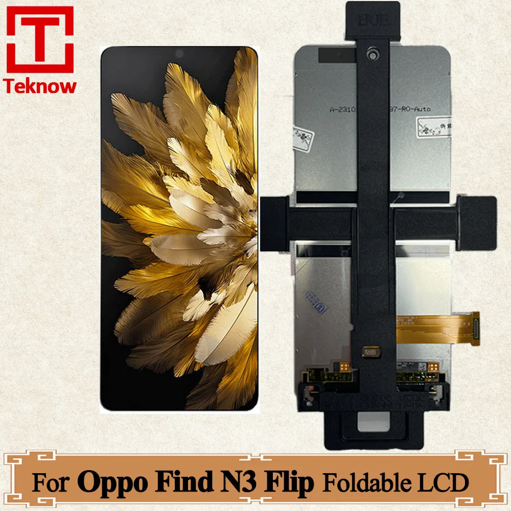 Оригинальный складной ЖК-дисплей AMOLED 6,8 дюйма для OPPO Find N3 Flip большой экран PHT110 CPH2519 Сенсорная панель дигитайзер в сборе Замена
Оригинальный складной ЖК-дисплей AMOLED 6,8 дюйма для OPPO Find N3 Flip большой экран PHT110 CPH2519 Сенсорная панель дигитайзер в сборе Замена