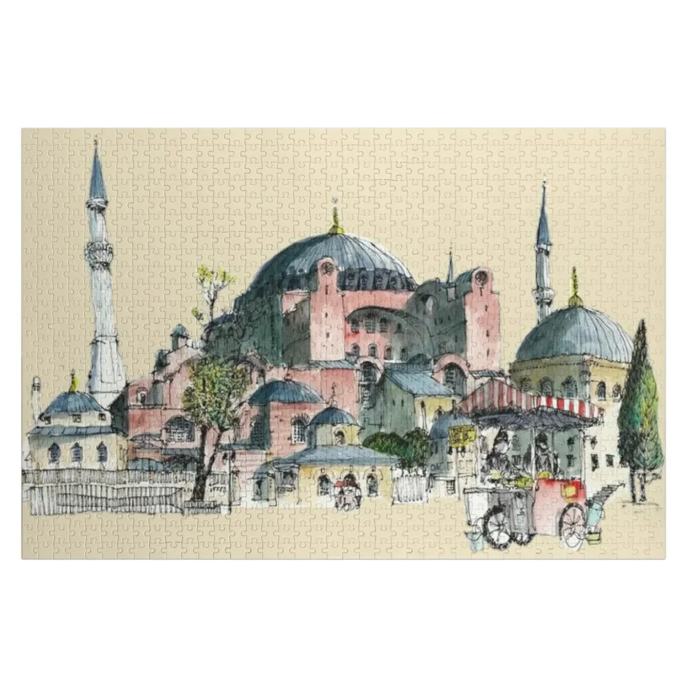 

Hagia sophia 'aya sofia' Jigsaw Puzzle Wood Adults Custom Child Gift Customizable Gift Puzzle