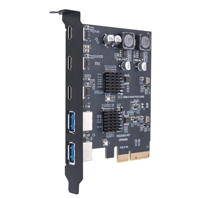 5-портовая карта адаптера PCIEX4 к USB3.0 TypeC для настольных компьютеров, быстрая передача файлов, карта расширения PCIE USB
5-портовая карта адаптера PCIEX4 к USB3.0 TypeC для настольных компьютеров, быстрая передача файлов, карта расширения PCIE USB