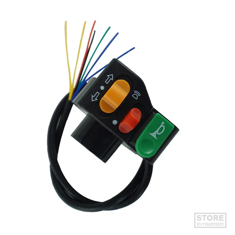 1 Pcs Motorcycle 7/8 Handlebar Horn Turn Signal Head Light Beam Kill Switch 3 In 1 Power Switch
1 Pcs Motorcycle 7/8 Handlebar Horn Turn Signal Head Light Beam Kill Switch 3 In 1 Power Switch