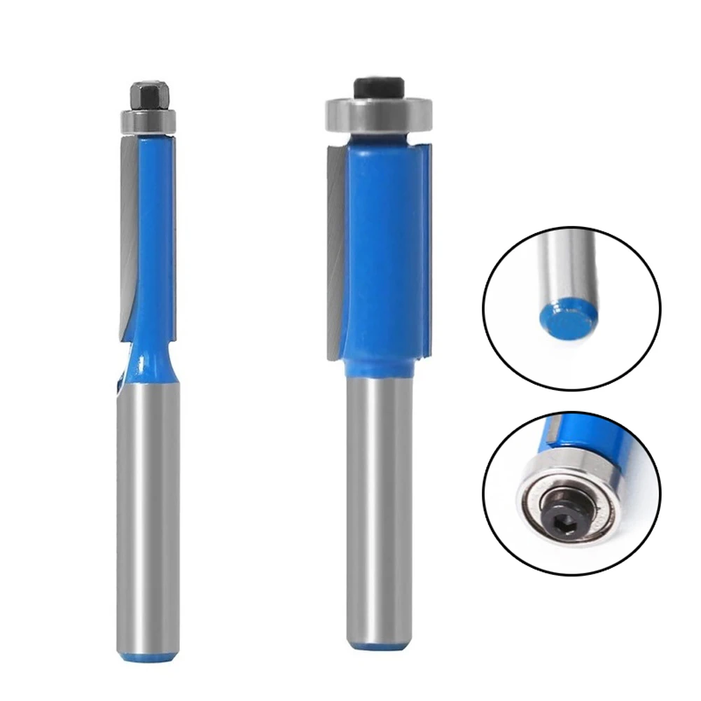 1/2pcs Router Bit 8mm Shank Double-Edged Trim Router Bit With Bearing For Wood Template Pattern Woodworking Trimming Tools
1/2pcs Router Bit 8mm Shank Double-Edged Trim Router Bit With Bearing For Wood Template Pattern Woodworking Trimming Tools
