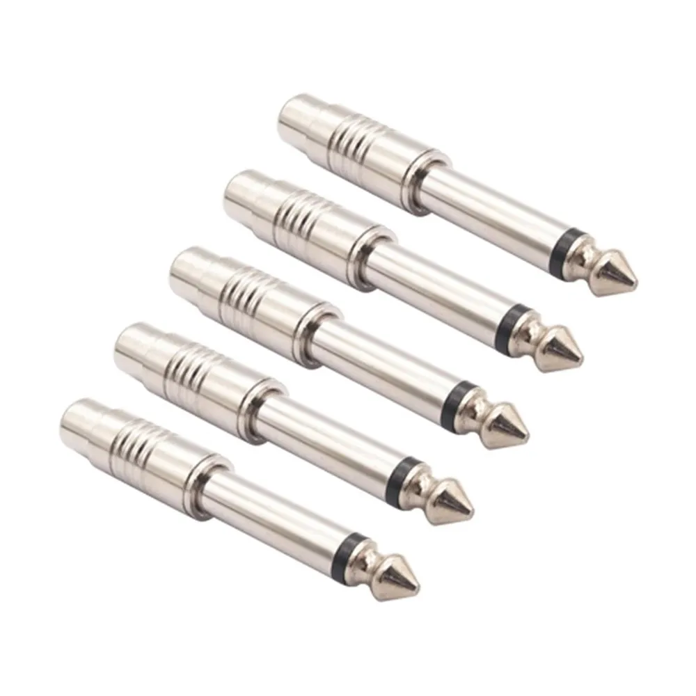 5pcs 6.35mm Mono Male Jack To RCA Female Plug Pure Copper 6.35mm Male Jack To RCA Female Audio Adapter Low Signal Loss
5pcs 6.35mm Mono Male Jack To RCA Female Plug Pure Copper 6.35mm Male Jack To RCA Female Audio Adapter Low Signal Loss