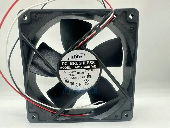 

ADDA AD1224UB-Y53 DC 24V 0.37A 120x120x32mm 3-Wire Server Cooling Fan