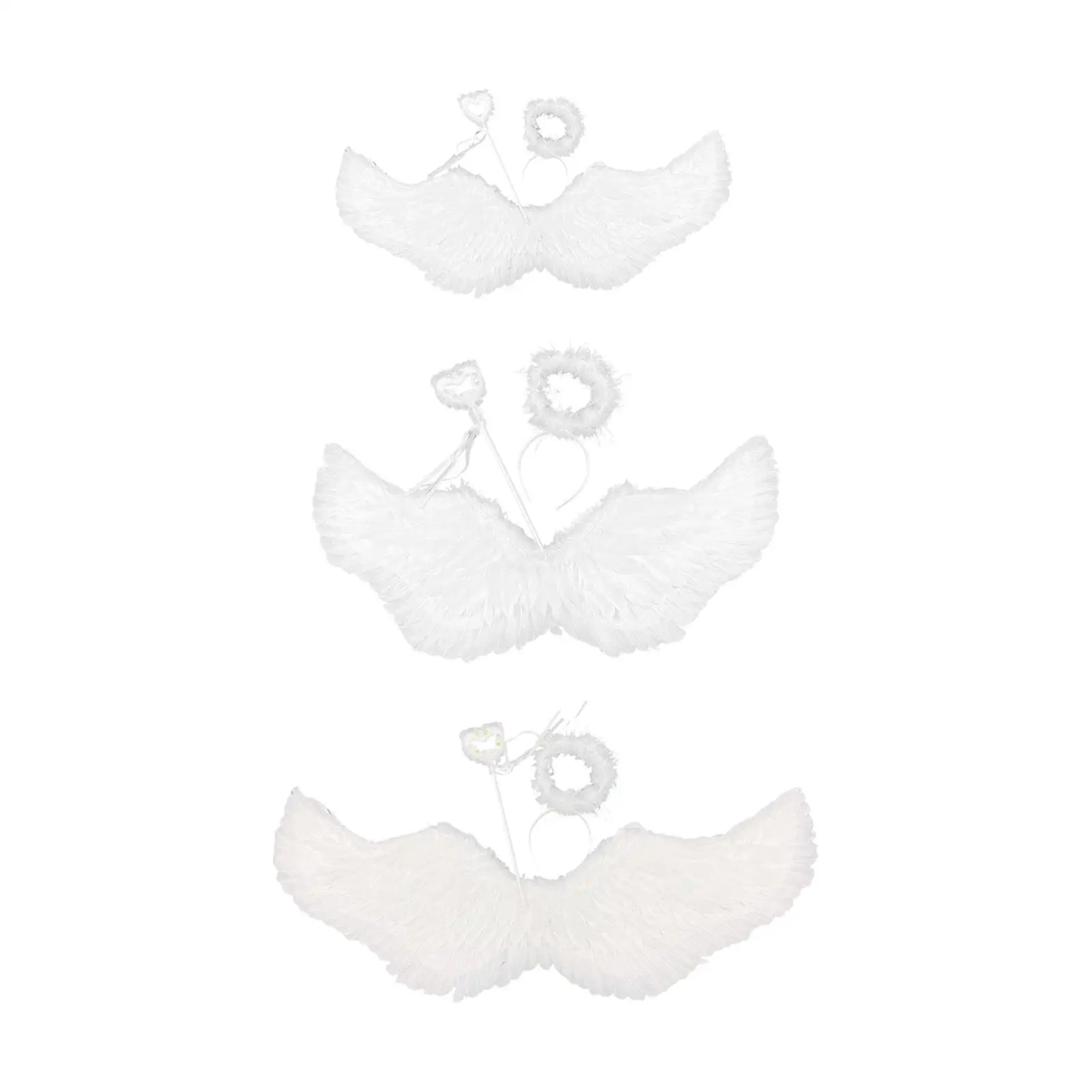 Angel Wing and Halo Set Goose Feather Props Dress up Angel Costume White for Photography Stage Performance Girls Women
Angel Wing and Halo Set Goose Feather Props Dress up Angel Costume White for Photography Stage Performance Girls Women