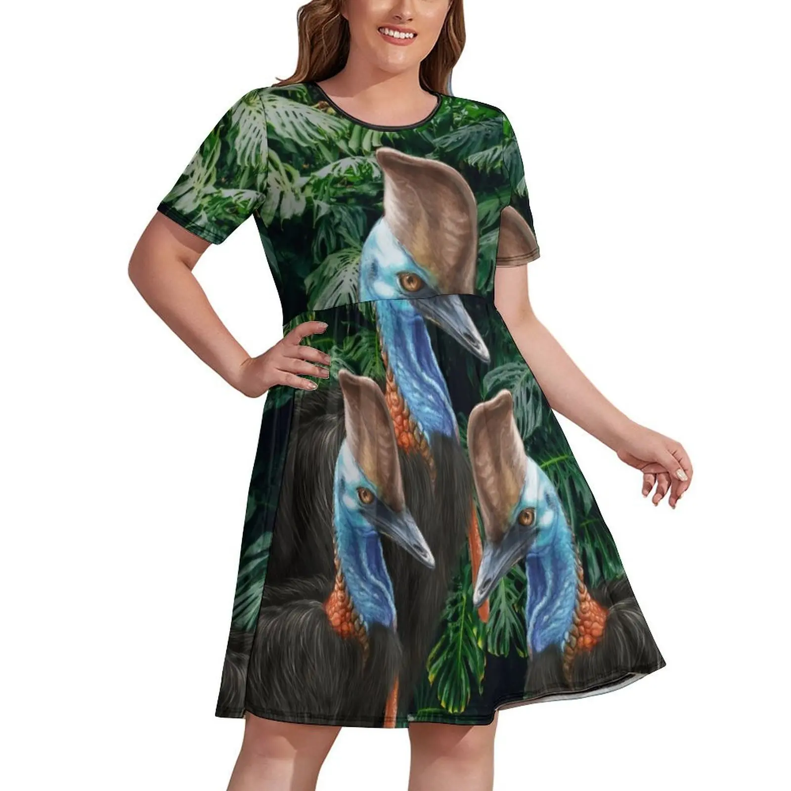 Платье Jungle Cassowary - by Nadya neklioudoba, летняя одежда для женщин, летнее женское вечернее платье 2024
Платье Jungle Cassowary - by Nadya neklioudoba, летняя одежда для женщин, летнее женское вечернее платье 2024