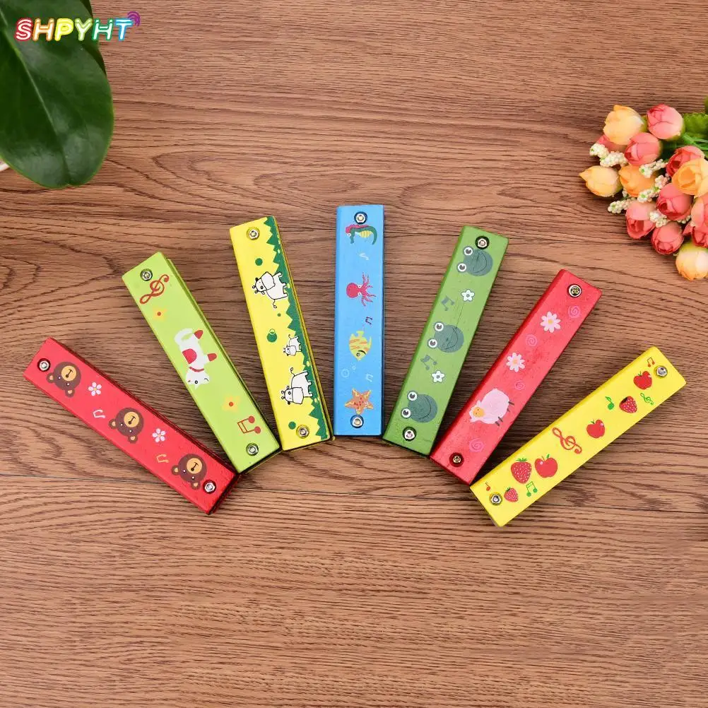 Hot Sale Educational Musical Wooden Harmonica Instrument Toy for Kids Children Gift Randomly Kid interesting
Hot Sale Educational Musical Wooden Harmonica Instrument Toy for Kids Children Gift Randomly Kid interesting