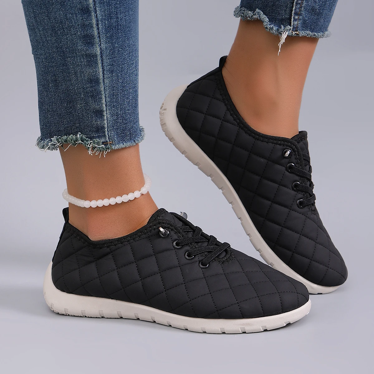 أحذية رياضية نسائية جديدة للربيع، عصرية، قابلة للتنفس، خفيفة الوزن، مضادة للانزلاق، مقاومة للتآكل، أحذية رياضية كاجوال، أحذية مسطحة أحذية رياضية نسائية جديدة للربيع، عصرية، قابلة للتنفس، خفيفة الوزن، مضادة للانزلاق، مقاومة للتآكل، أحذية رياضية كاجوال، أحذية مسطحة