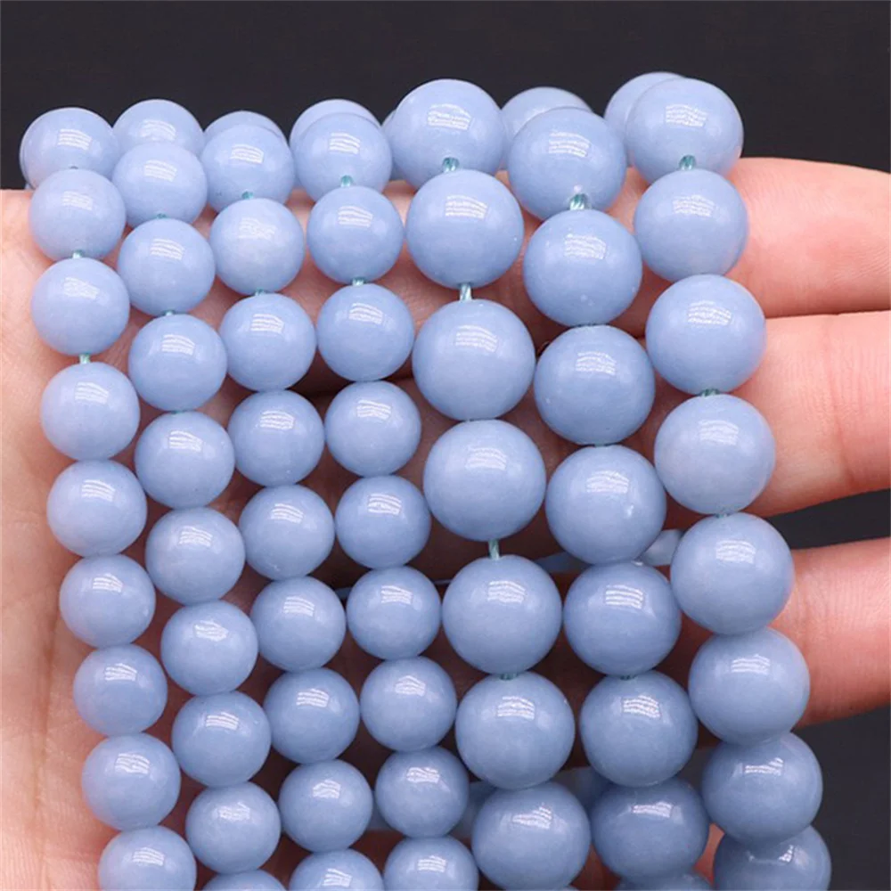 Blue Angel Natural Stone Jasper Round Beads 4-10mm for Jewelry Making DIY Bracelet Necklace Noble Symbol Crimp & End Accessories
Blue Angel Natural Stone Jasper Round Beads 4-10mm for Jewelry Making DIY Bracelet Necklace Noble Symbol Crimp & End Accessories
