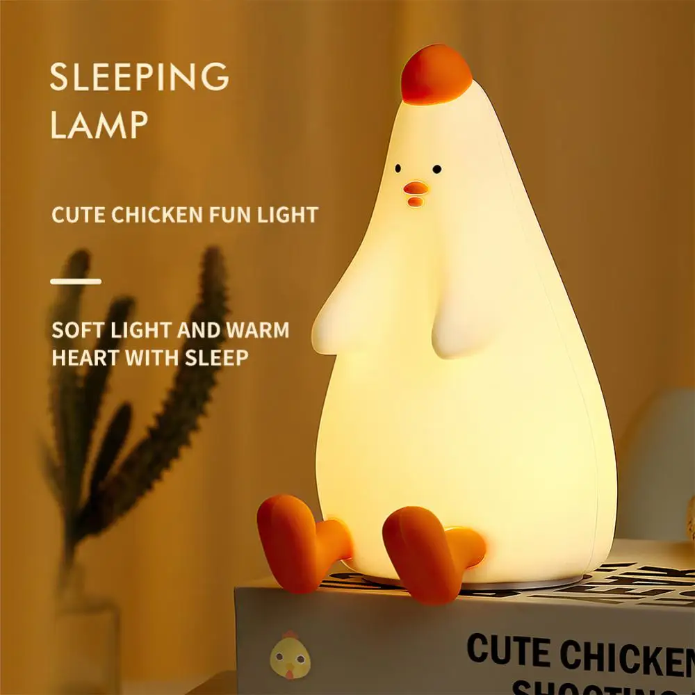 Chick Night Light Kawai Soft Night Light Indoor Lighting Bedside Lamp High-quality 1200mah Bedroom Decor Creative Led Lamp Cute
Chick Night Light Kawai Soft Night Light Indoor Lighting Bedside Lamp High-quality 1200mah Bedroom Decor Creative Led Lamp Cute