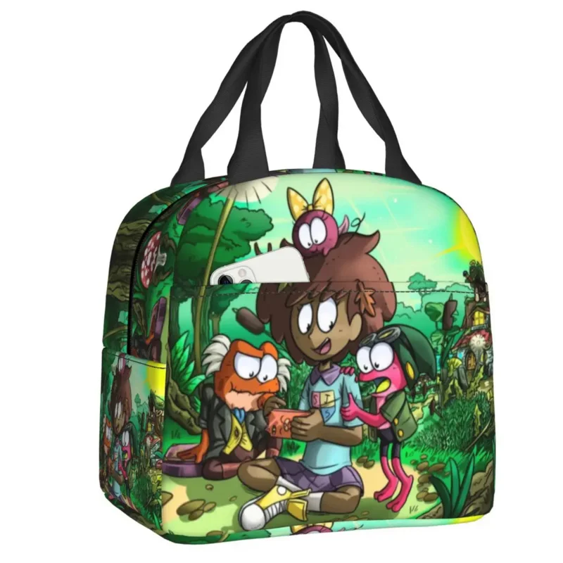 Amphibia Fan Art Изолированные сумки для обеда для кемпинга путешествий Анна бончуй аниме герметичный термоохладитель Bento коробка для женщин и детей
Amphibia Fan Art Изолированные сумки для обеда для кемпинга путешествий Анна бончуй аниме герметичный термоохладитель Bento коробка для женщин и детей