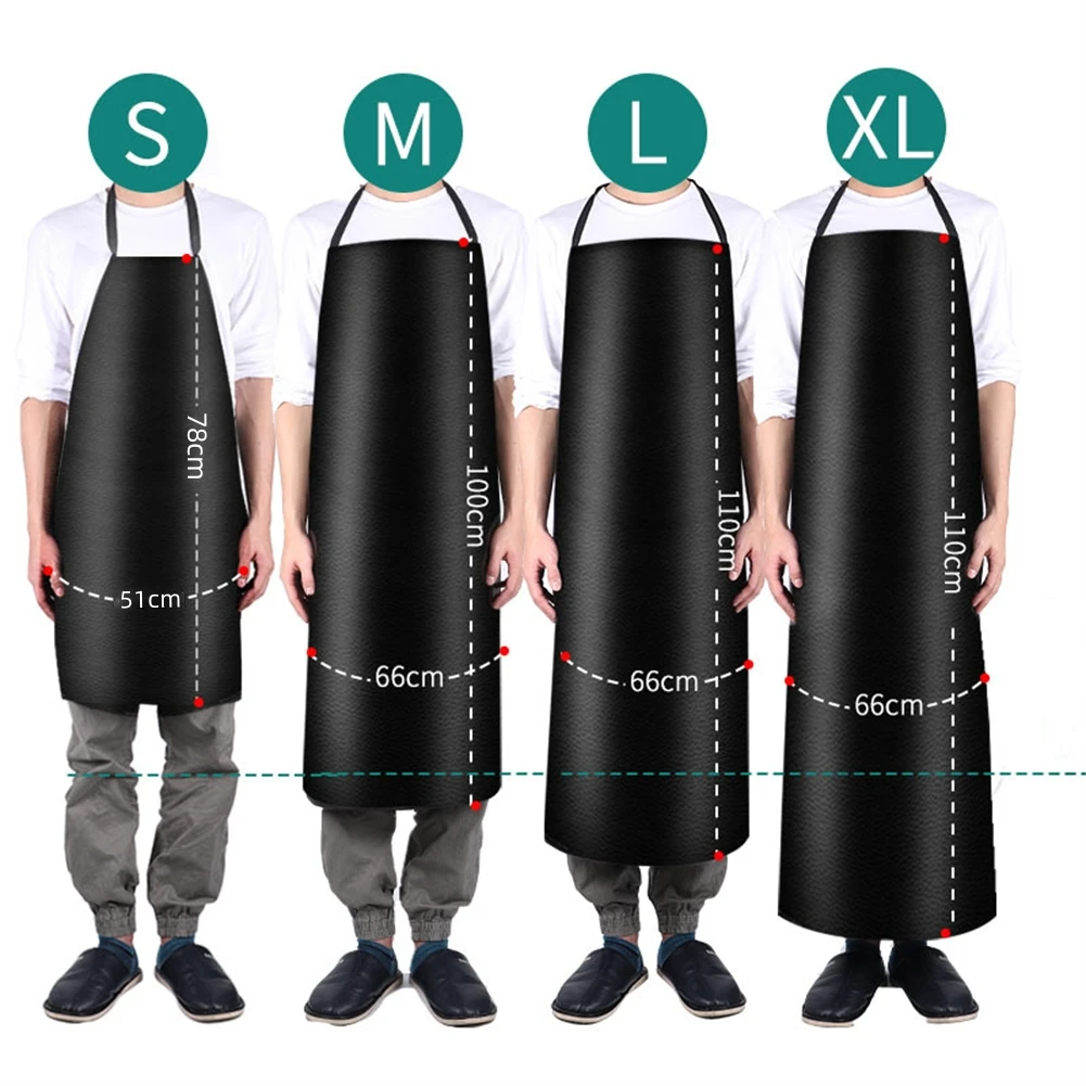 PVC Leather Apron Waterproof Oilproof Apron For Kitchen Cleaner Thermal Insulation Wear Aprons Cleaner Kitchen Multi-Sizes
PVC Leather Apron Waterproof Oilproof Apron For Kitchen Cleaner Thermal Insulation Wear Aprons Cleaner Kitchen Multi-Sizes