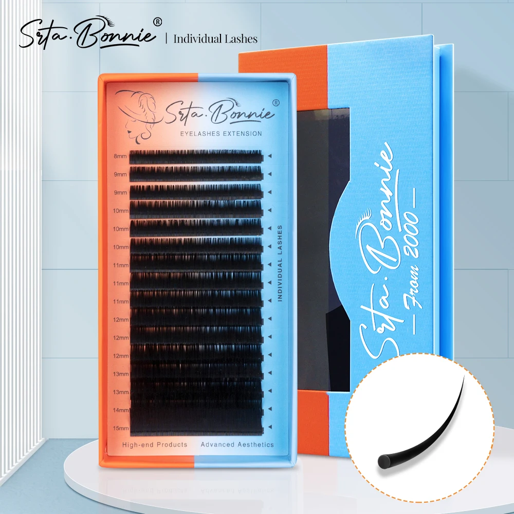 Srta.Bonnie Individual Eyelashes Extension Korean Manga Lash C D DD Curl Handmade Mink Fluffy Classic Russian Volume Faux Cilios
Srta.Bonnie Individual Eyelashes Extension Korean Manga Lash C D DD Curl Handmade Mink Fluffy Classic Russian Volume Faux Cilios
