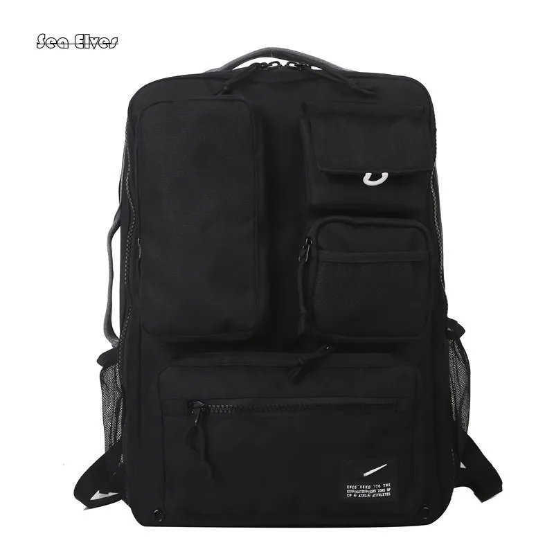 

High-capacity Men Versatile Sports Student Backpack Outdoor for School Bags for Teenagers Girls Male Holographic Backpack