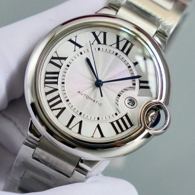 Luxury New Automatic Movement for Men Mechanical Watches 904L Stainless Steel Balloon Sapphire Leather Black Blue Dial
Luxury New Automatic Movement for Men Mechanical Watches 904L Stainless Steel Balloon Sapphire Leather Black Blue Dial