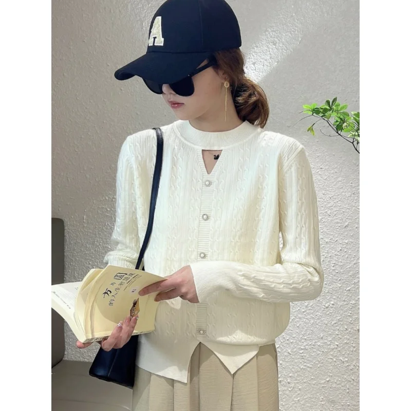 Hollow Twist Twisted Rope Sweater for women 2024 New All-Matching Loose Pullover Knitwear Top Wholesale
Hollow Twist Twisted Rope Sweater for women 2024 New All-Matching Loose Pullover Knitwear Top Wholesale