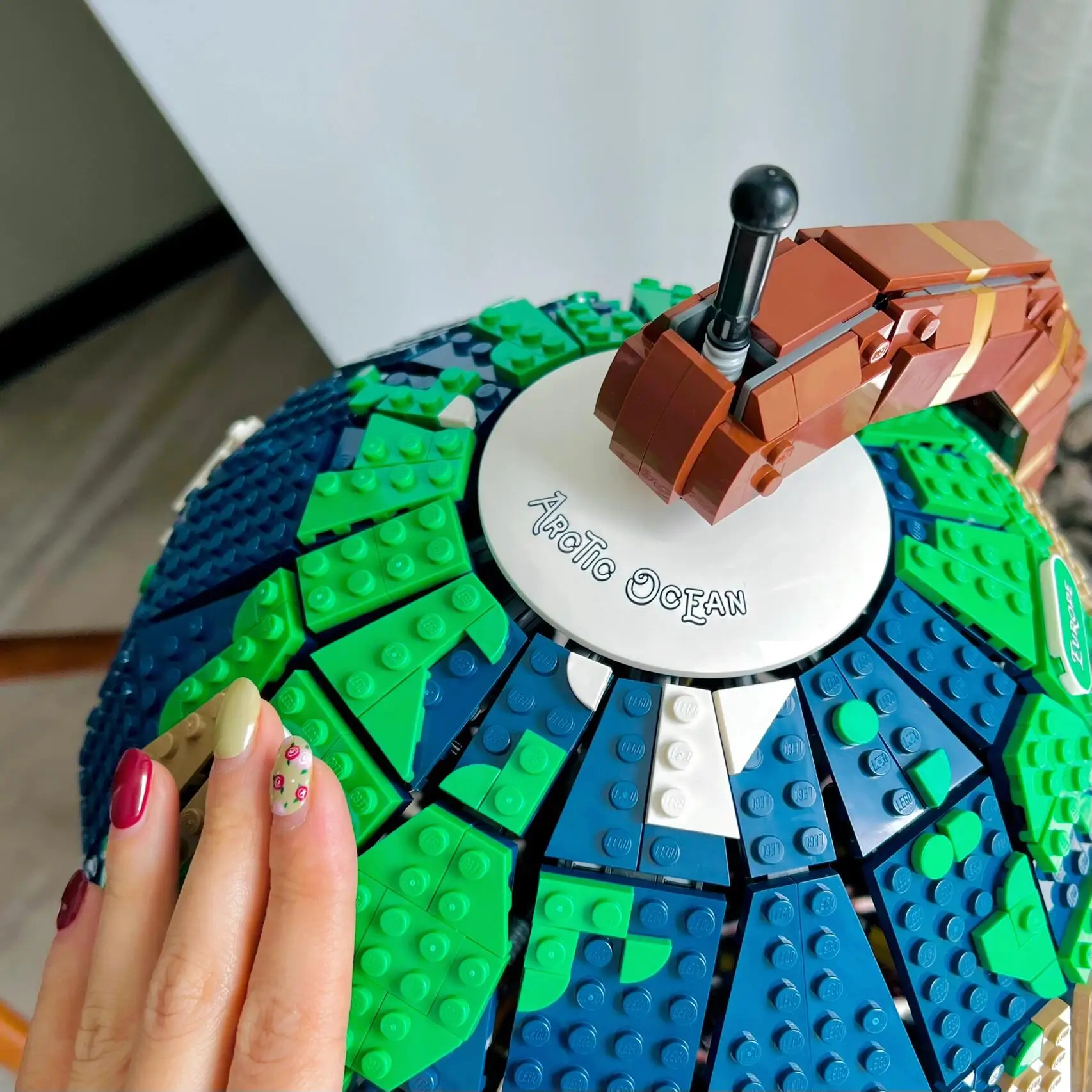 MOC Creator Expert Earth Globe World Map Bricks Toys 95335 MOC Creator Expert Earth Globe World Map Bricks Toys 95335