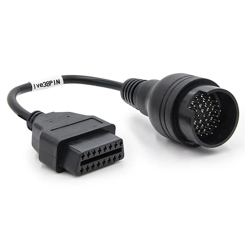 

Universal For IVECO 38Pin to OBD2 16Pin OBD OBDII Connector Adapter For IVECO Car Interface Cable OBD 2 II Diagnostic Connector