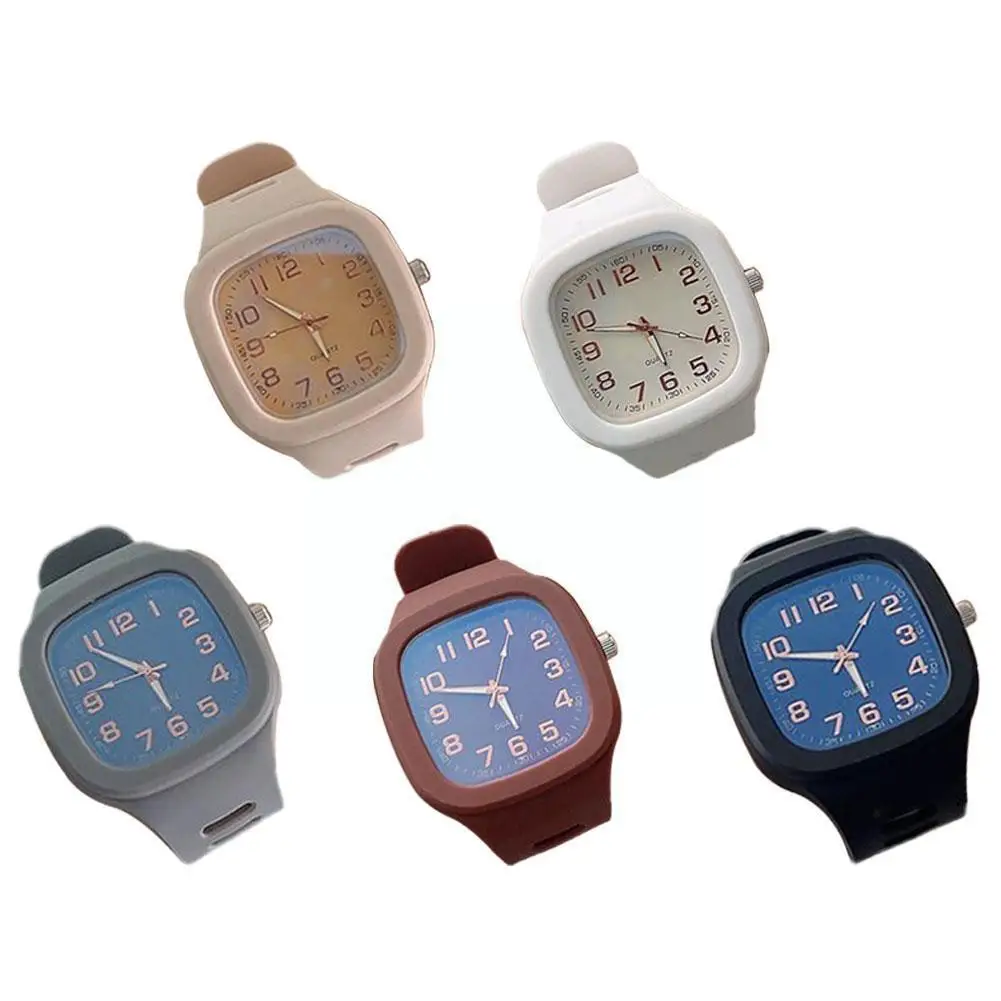 

Fashion Women Watches Squartz Dial Watch Women Female Feminino Relogio Ladies Silicone Wristwatches Quartz Clock J6X7