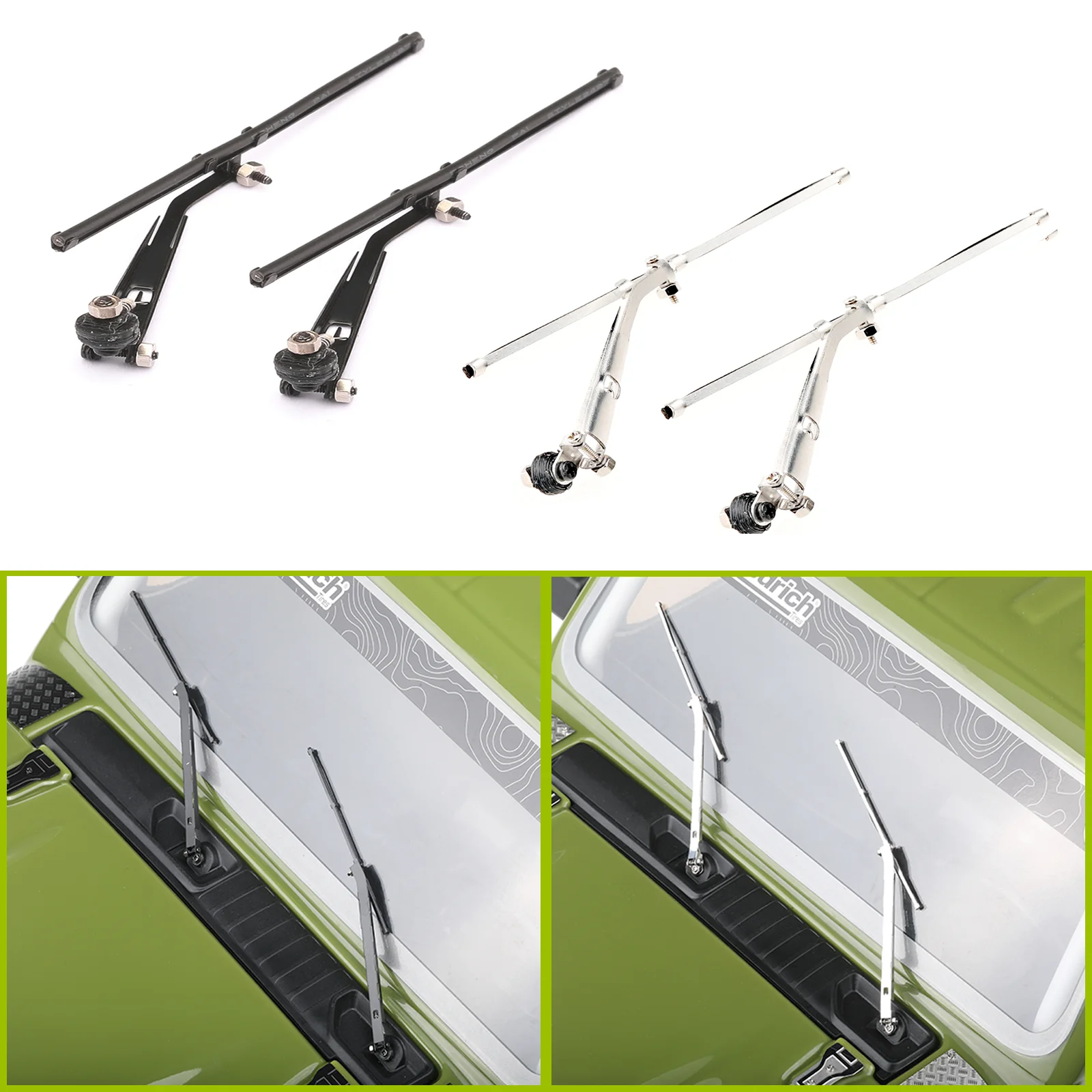 1/6 Metal Wiper 3D RC Crawler Cars AXIAL SCX6 Wrangler JEEP Off-road Sport Body Shell Simulation Decor Upgrade Accessories Parts
1/6 Metal Wiper 3D RC Crawler Cars AXIAL SCX6 Wrangler JEEP Off-road Sport Body Shell Simulation Decor Upgrade Accessories Parts