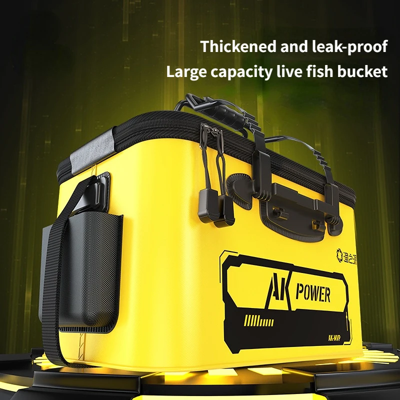 Outdoor fishing bucket fishing bucket thickened fish bag fish multifunctional folding bucket fish protection bucket
Outdoor fishing bucket fishing bucket thickened fish bag fish multifunctional folding bucket fish protection bucket