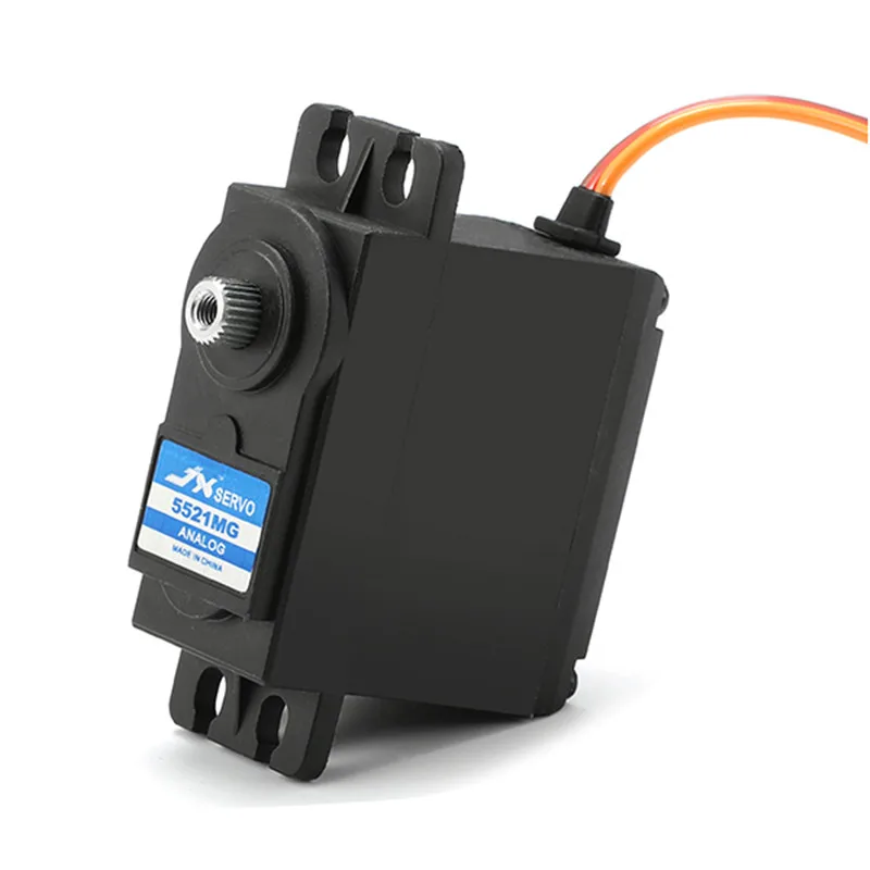 JX Servo PS-5521MG 55,6g Высокоточный высокий крутящий момент металлическая Шестерня аналоговый стандартный сервопривод 20 кг для радиоуправляемого автомобиля самолета вертолета робота
JX Servo PS-5521MG 55,6g Высокоточный высокий крутящий момент металлическая Шестерня аналоговый стандартный сервопривод 20 кг для радиоуправляемого автомобиля самолета вертолета робота