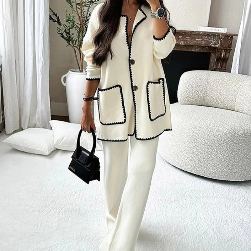 Women Elegant Patchwork Oversize Coat 2023 Autumn Winter Fashion Solid Color Jacket Coat Female Casual Long Sleeve Two Piece Set
Women Elegant Patchwork Oversize Coat 2023 Autumn Winter Fashion Solid Color Jacket Coat Female Casual Long Sleeve Two Piece Set