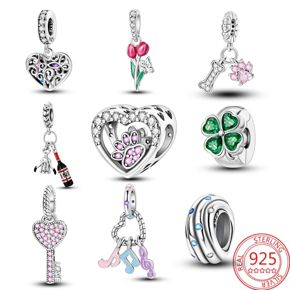 Vibrant S925 Sterling Silver Clover Clover Score Bead String Decoration Fit Pandora Bracelet For Women Versatile Charm Gift
Vibrant S925 Sterling Silver Clover Clover Score Bead String Decoration Fit Pandora Bracelet For Women Versatile Charm Gift