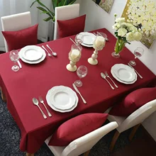Cloth Tablecloths, Waterproof Table Covers Pure Color Simplicity Red Dining Table Coffee Table Deco
Cloth Tablecloths, Waterproof Table Covers Pure Color Simplicity Red Dining Table Coffee Table Deco