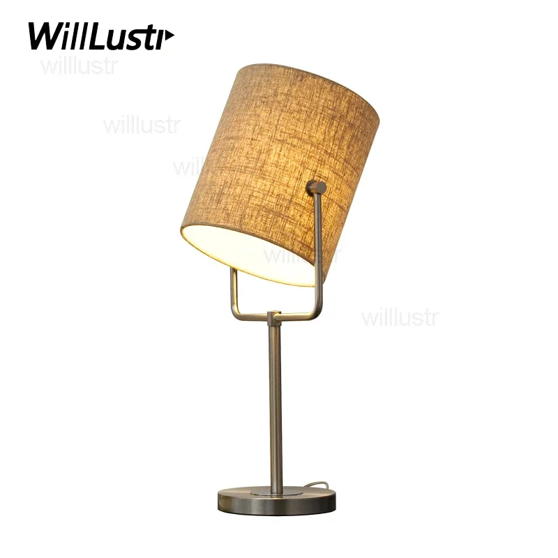 NEW modern fork table lamp flaxen fabric lampshade silver fixture stand desk reading light study room bedside bedroom lamp
NEW modern fork table lamp flaxen fabric lampshade silver fixture stand desk reading light study room bedside bedroom lamp