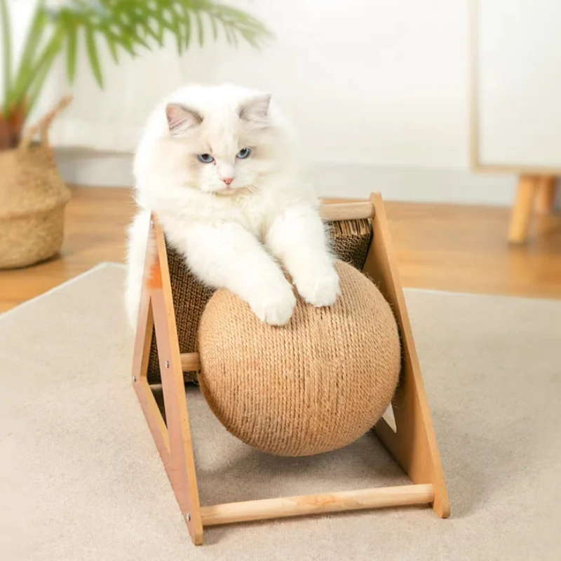 Triangle Cat Scratch Board Sisal Scratch Ball Wear-resistant Scratch-resistant Grinding Paws Toys Cats Supplies Accessories
Triangle Cat Scratch Board Sisal Scratch Ball Wear-resistant Scratch-resistant Grinding Paws Toys Cats Supplies Accessories